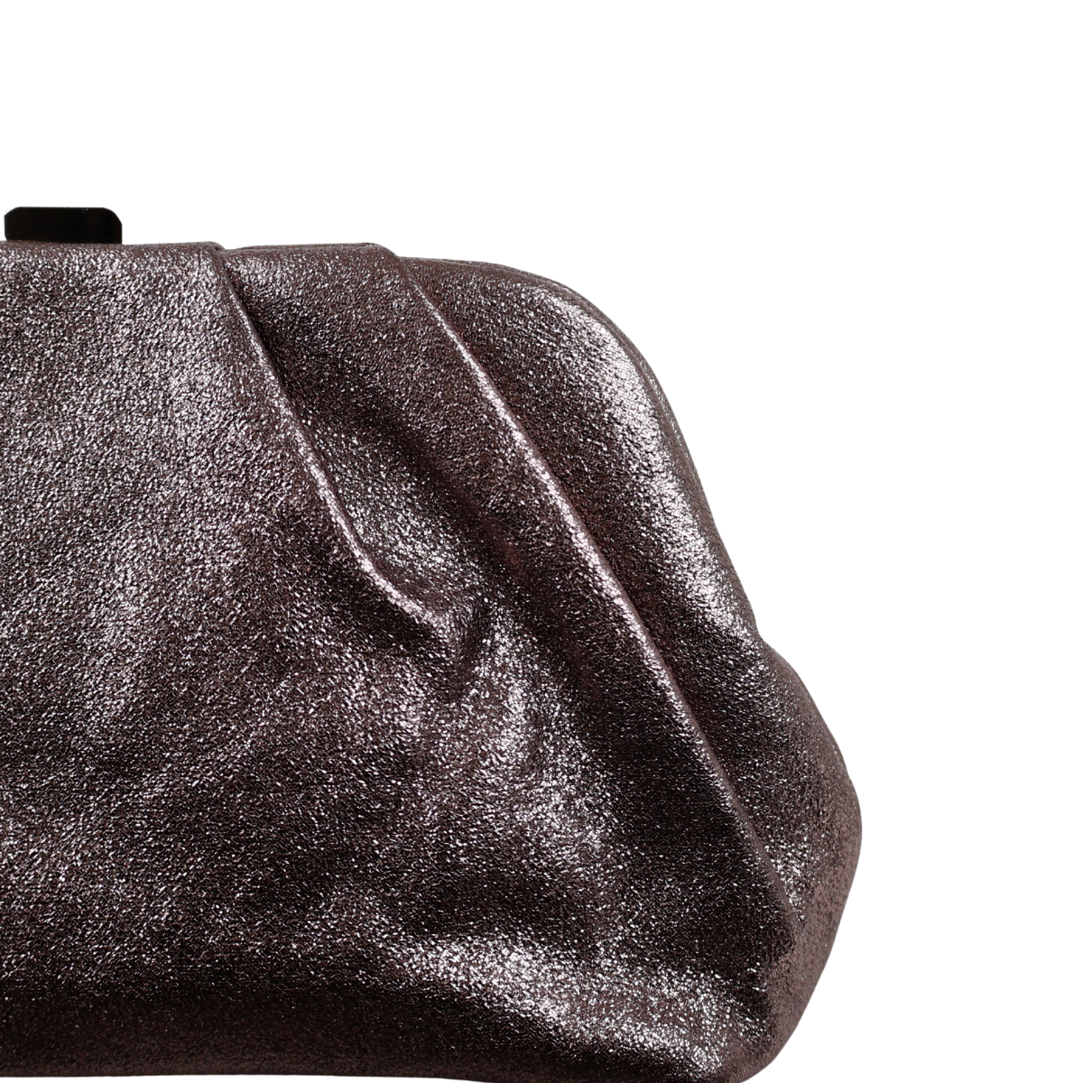 Bolsa Pouch Festa Clutch Prata Envelhecida