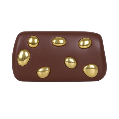 Bolsa Clutch Festa Courino Marrom