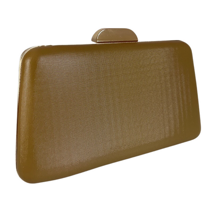 Bolsa Clutch Festa Vinil Marrom