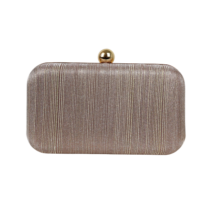 Bolsa Clutch Festa Brilho Champagne