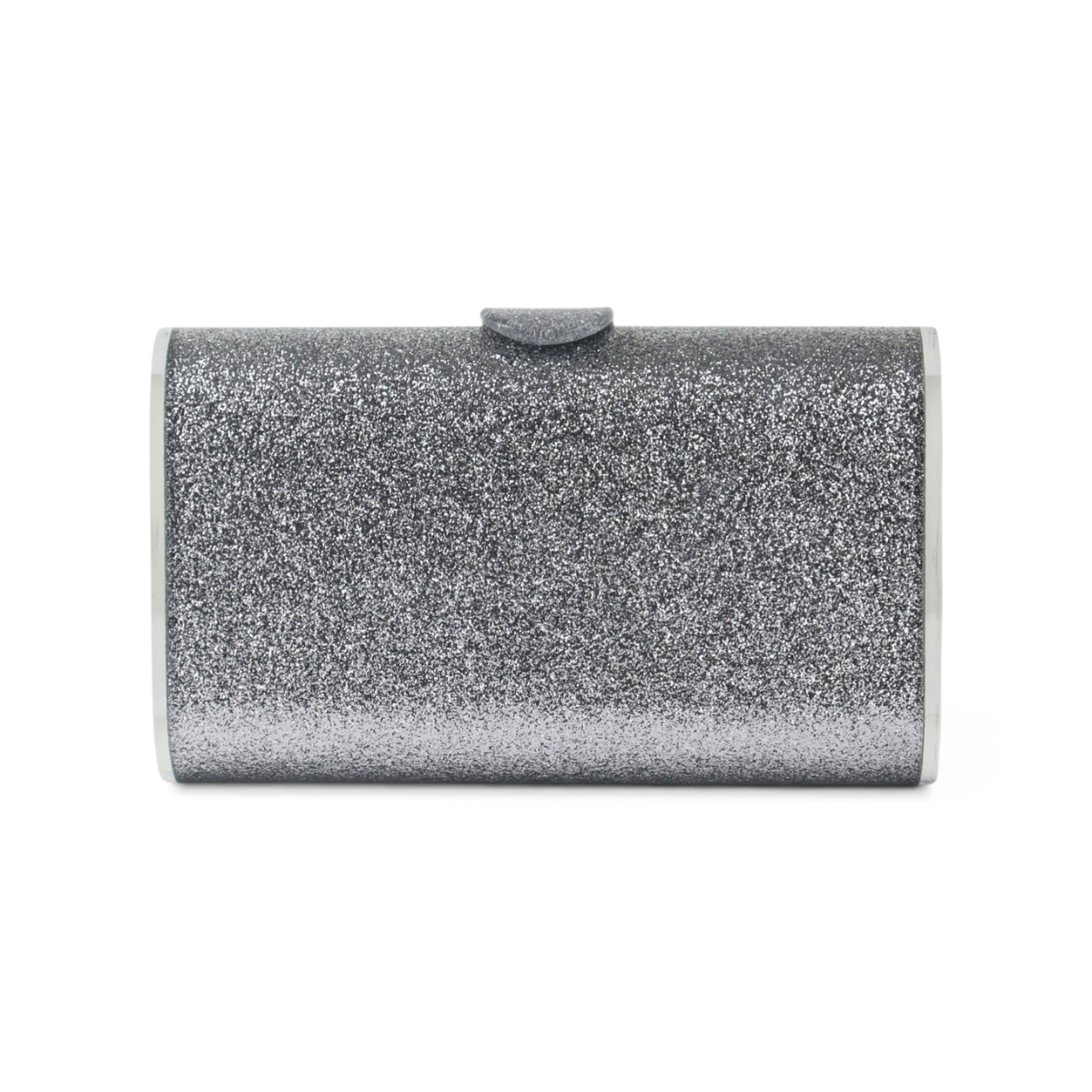 Bolsa de Mão Clutch com Espelho Acrílico Prateada