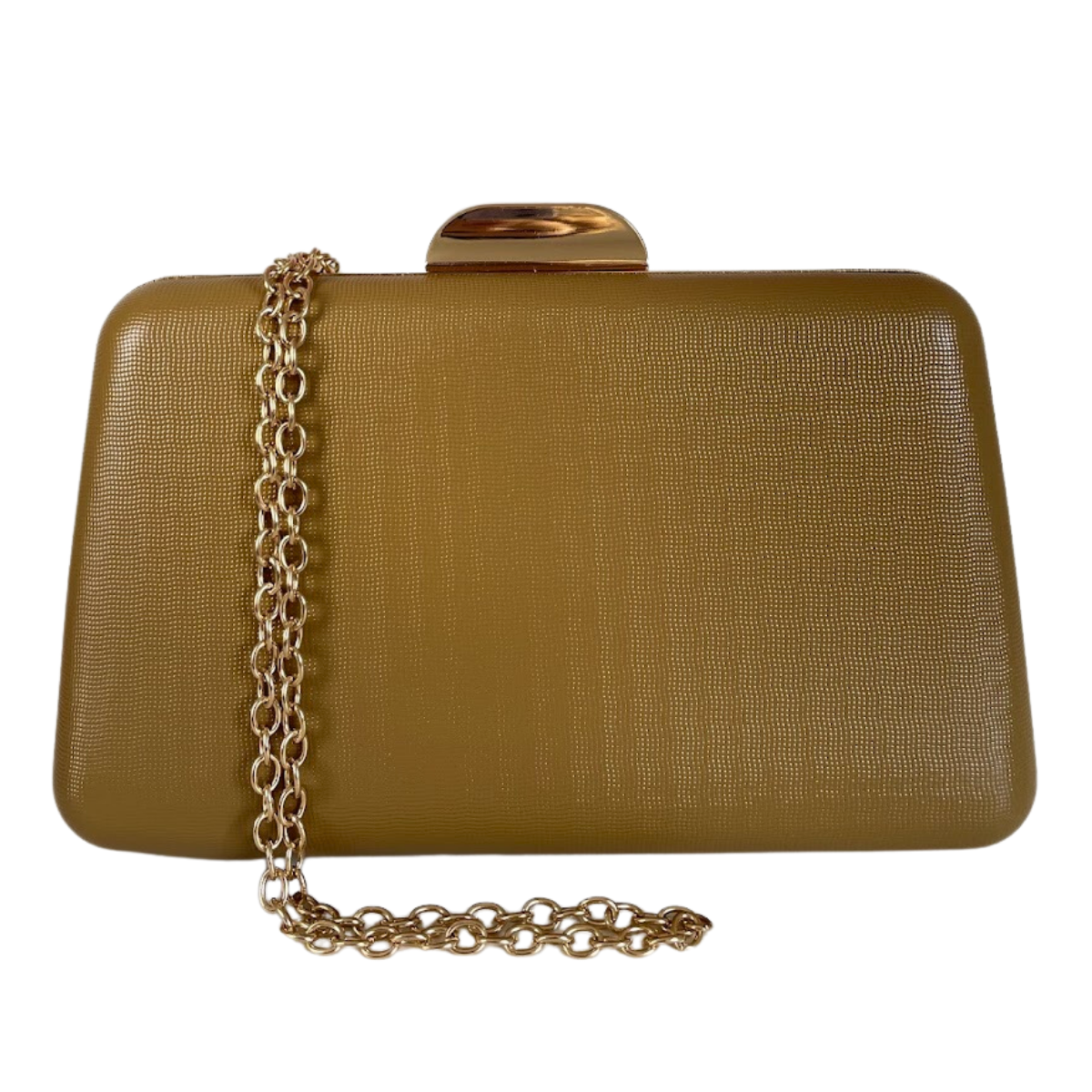 Bolsa Clutch Festa Vinil Marrom