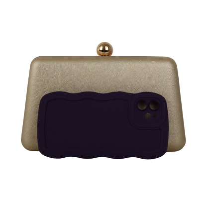 Bolsa Clutch Festa Dourada