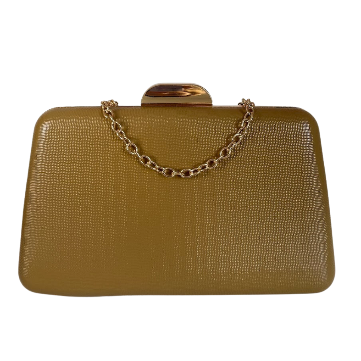 Bolsa Clutch Festa Vinil Marrom