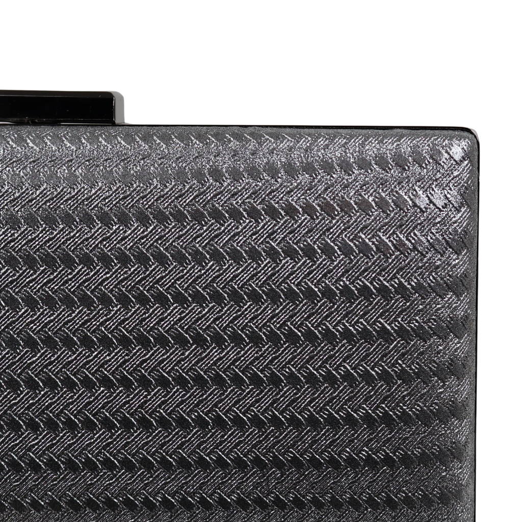 Bolsa de Festa Clutch Prata Grafite