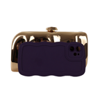 Bolsa de Festa Clutch Metalizada Dourada