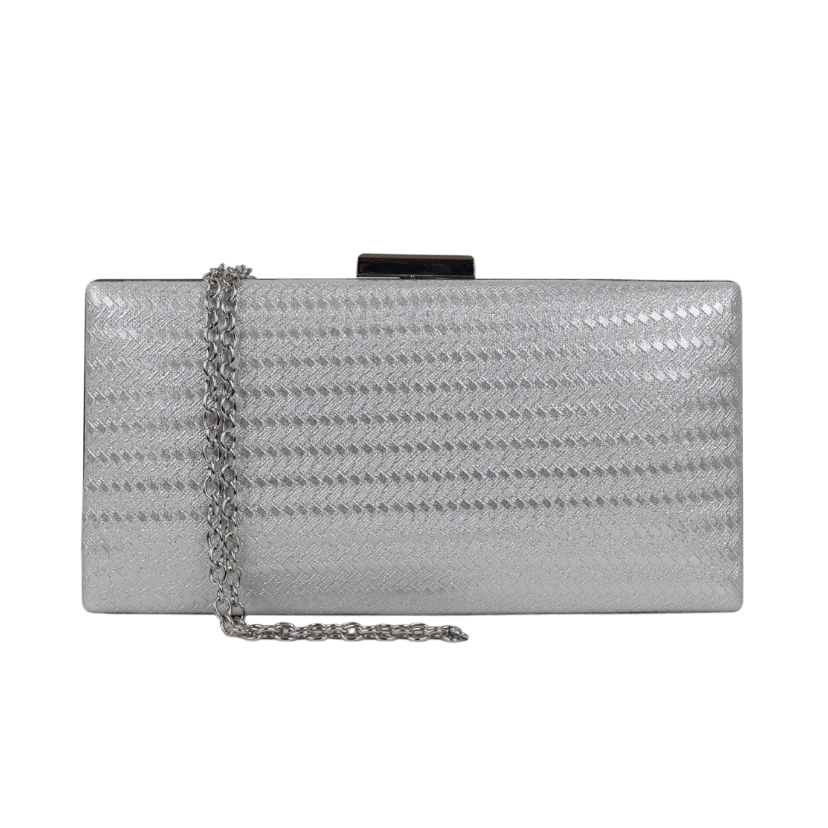 Bolsa de Festa Clutch Prata