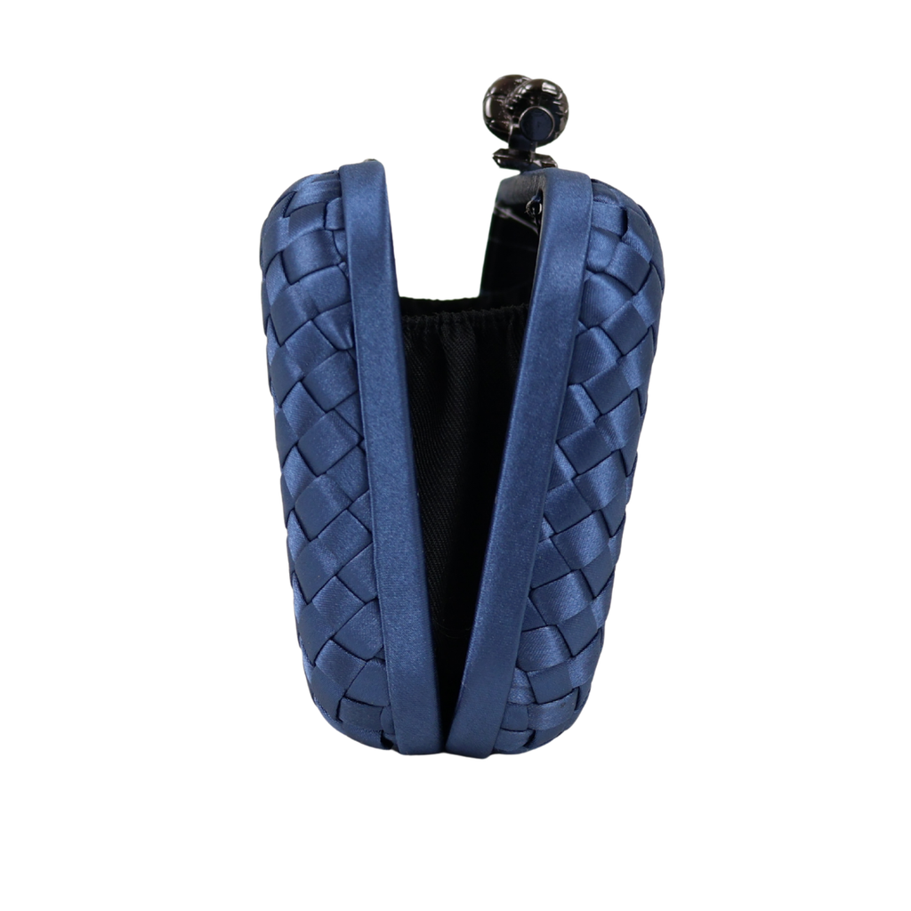 Bolsa Clutch Festa Tressê Média Azul Marinho - ReUse