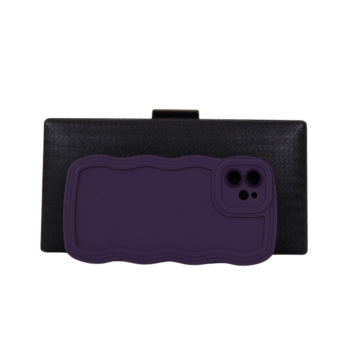Bolsa de Festa Clutch Preta - ReUse