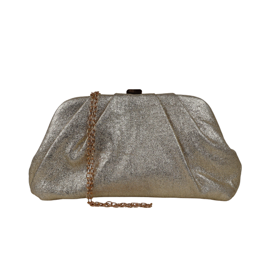 Bolsa Pouch Festa Clutch Dourada