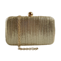 Bolsa de Festa Clutch Dourada - ReUse