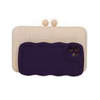 Bolsa Clutch Festa Palha Bege Claro