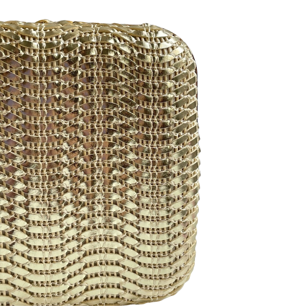Bolsa de Festa Clutch Dourada - ReUse