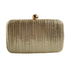 Bolsa de Festa Clutch Dourada - ReUse