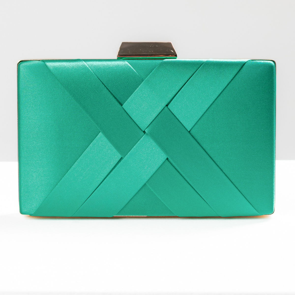 Bolsa de Festa Clutch Cetim Verde - ReUse
