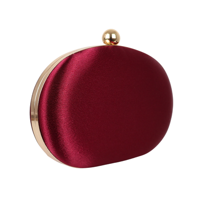 Bolsa de Festa Clutch Vinho