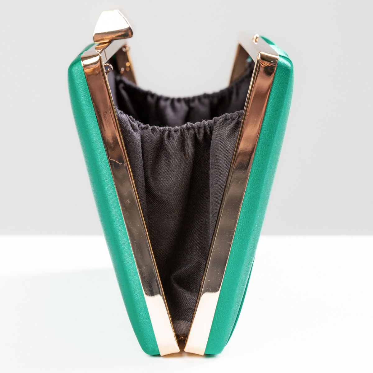 Bolsa de Festa Clutch Cetim Verde - ReUse