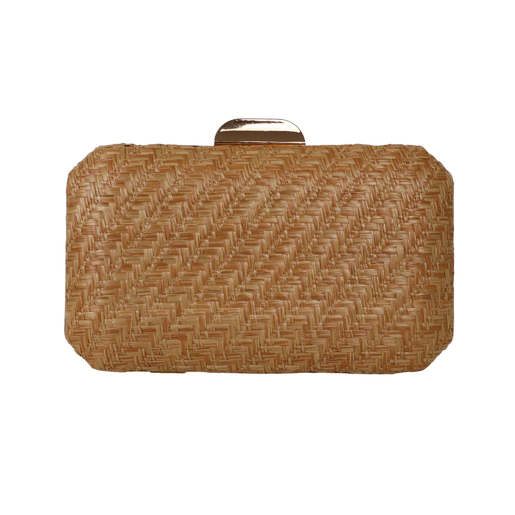 Bolsa Clutch Festa Palha Caramelo - ReUse