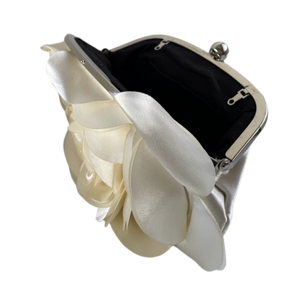 Bolsa Festa Clutch Flor Branca