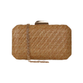 Bolsa Clutch Festa Palha Caramelo - ReUse