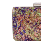 Bolsa Clutch Festa Acrílico Roxo e Rosa - ReUse