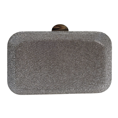 Bolsa Festa Clutch Pedraria Strass Prata