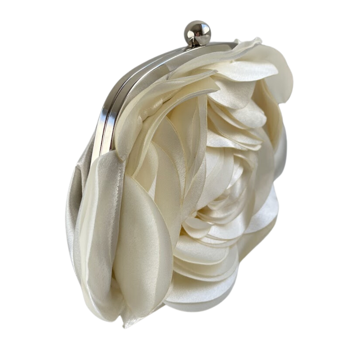 Bolsa Festa Clutch Flor Branca