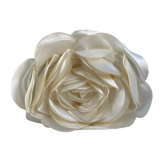 Bolsa Festa Clutch Flor Branca