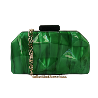 Bolsa Clutch Festa Acrílico Verde