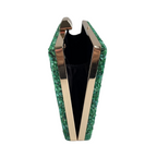 Bolsa Festa Clutch Pedraria Verde