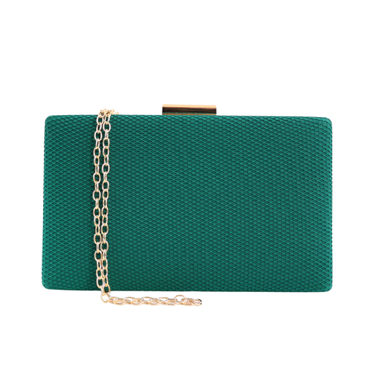 Bolsa Clutch Festa Tecido Verde