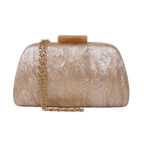 Bolsa Clutch Festa Acrílico Bege
