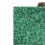 Bolsa Festa Clutch Pedraria Verde
