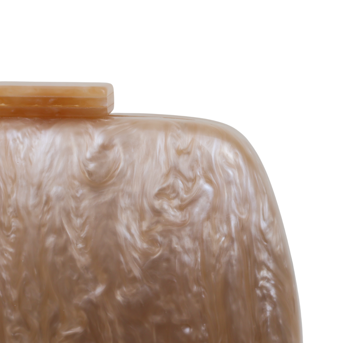 Bolsa Clutch Festa Acrílico Bege