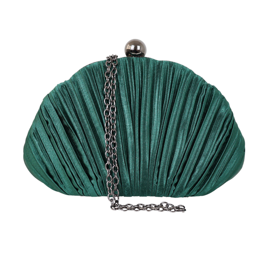 Bolsa Clutch Festa Tecido Verde