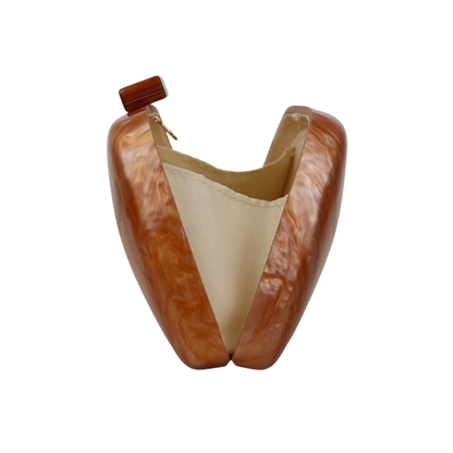 Bolsa Clutch Festa Acrílico Terracota