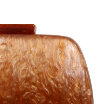 Bolsa Clutch Festa Acrílico Terracota