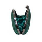 Bolsa Clutch Festa Tecido Verde