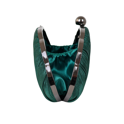 Bolsa Clutch Festa Tecido Verde