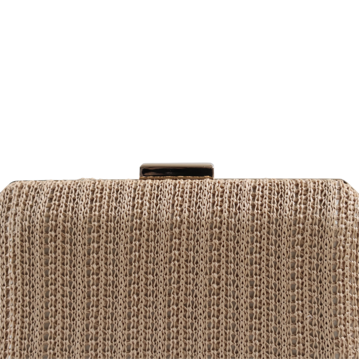 Bolsa Clutch Festa Palha Bege
