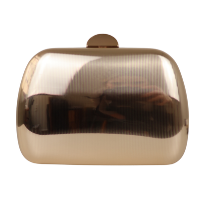Bolsa de Festa Clutch Metalizada Dourada