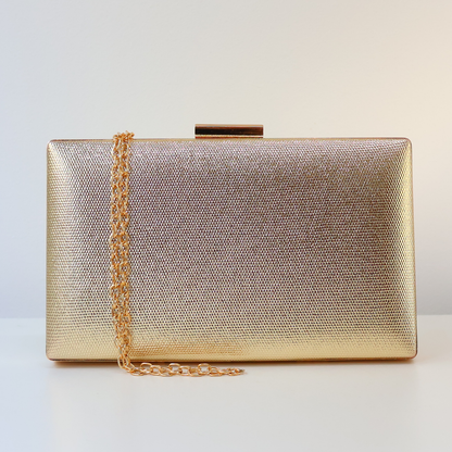 Bolsa Clutch Festa Dourada