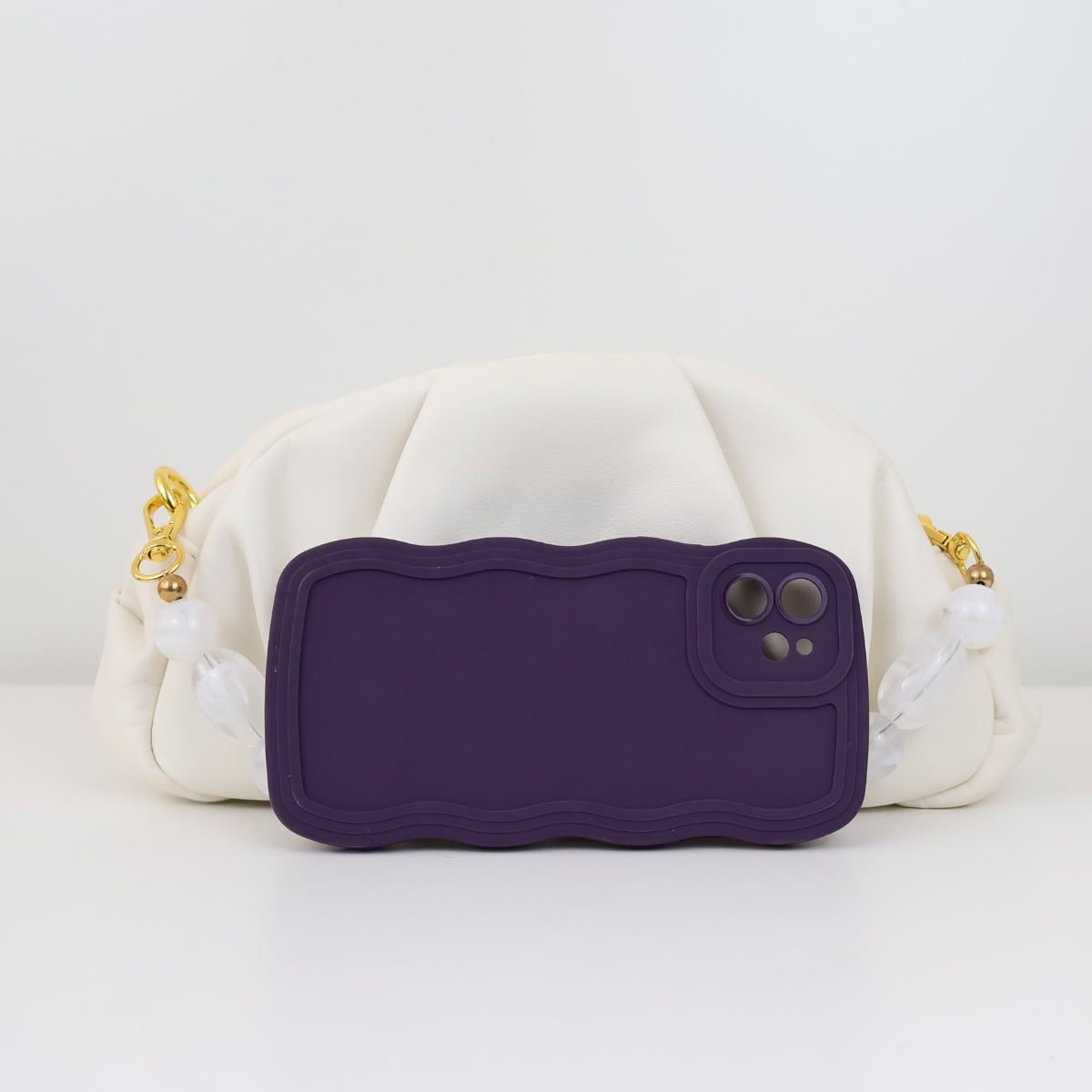 Bolsa Festa Pouch Courvin Branca