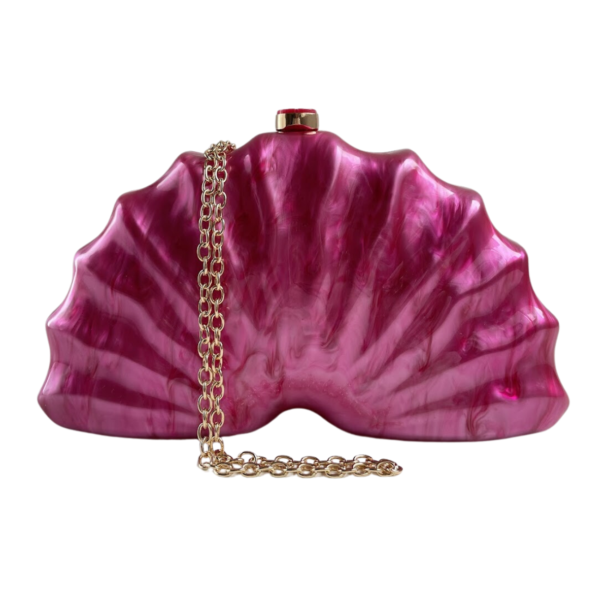 Bolsa Clutch Festa Acrílico Rosa