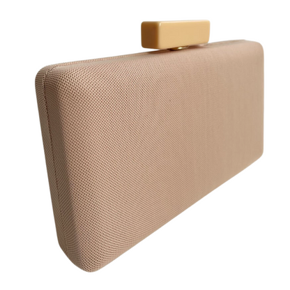 Bolsa Festa Clutch Nude Bege