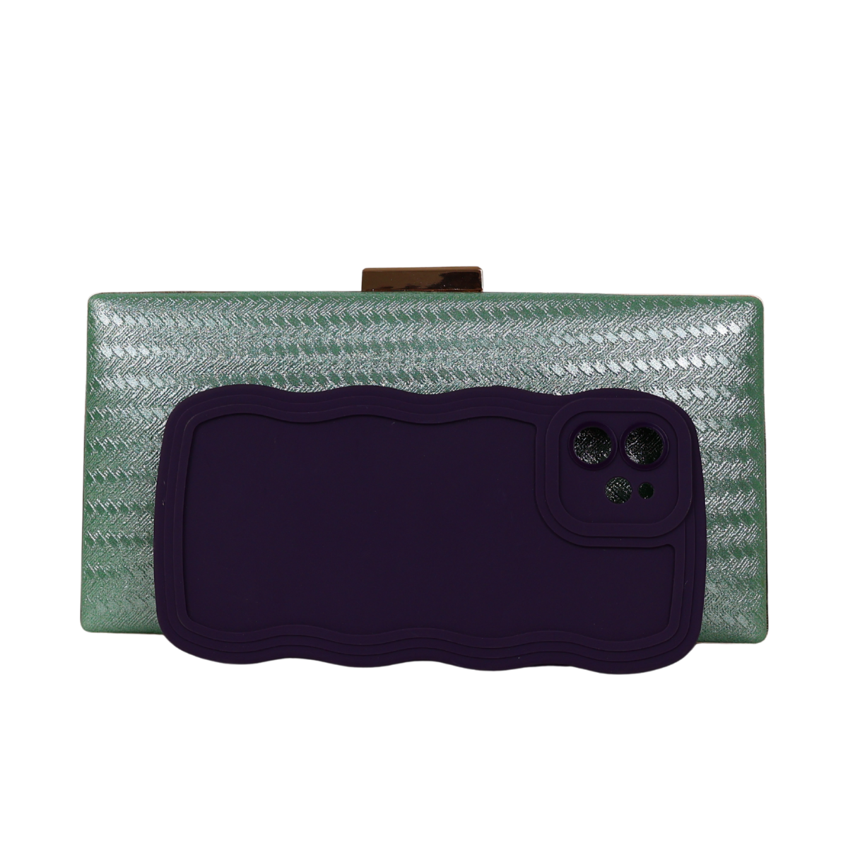 Bolsa de Festa Clutch Verde