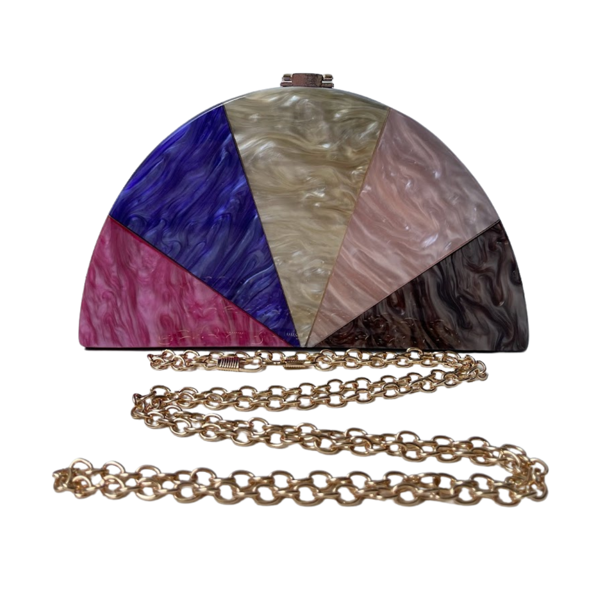 Bolsa de Festa Clutch Meia Lua Pérola - ReUse