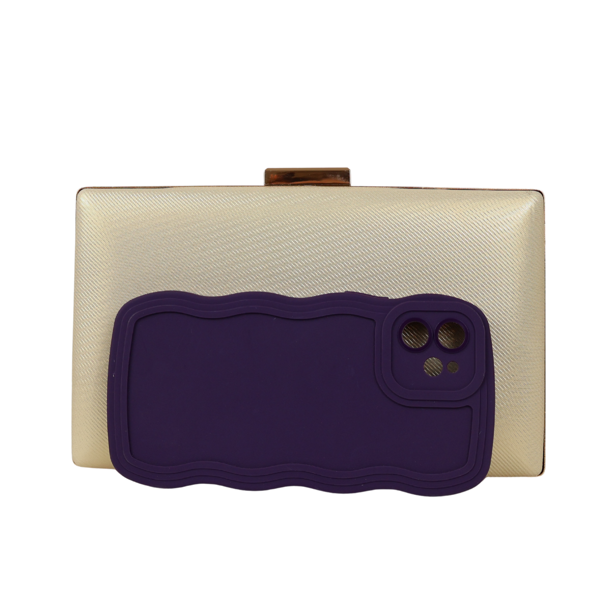 Bolsa Clutch Festa Dourada