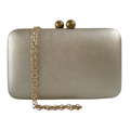 Bolsa Clutch Festa Vinil Dourada - ReUse