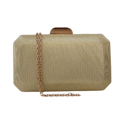 Bolsa Clutch Festa Dourada